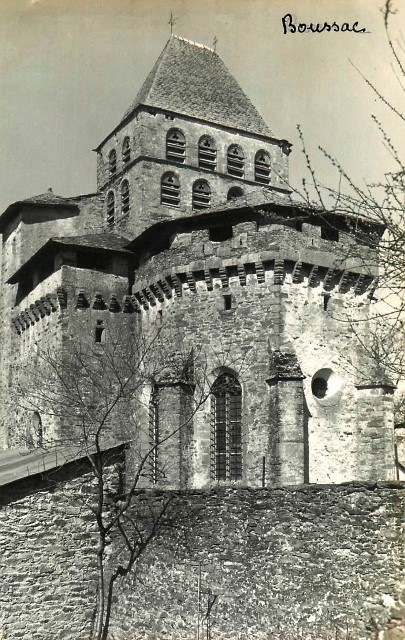 Boussac aveyron eglise cpa