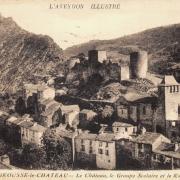 Brousse le chateau aveyron le chateau cpa