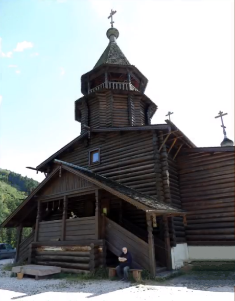 Sylvanès (Aveyron) L'église russe