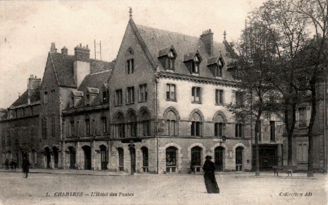 Chartres (28) L'Hôtel des Postes CPA