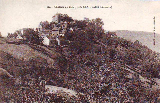 Clairvaux d aveyron aveyron panat chateau cpa