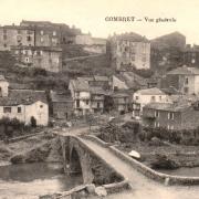 Combret aveyron vue generale cpa