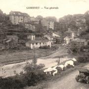 Combret aveyron vue generale cpa