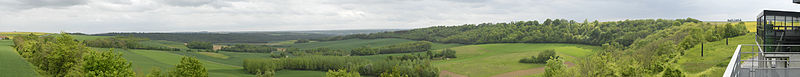 Craonne (Aisne) panorama du chemin des dames