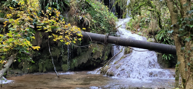 Creissels aveyron cascade de l homede