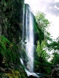 Creissels aveyron cascade du ruisseau de cabrieres