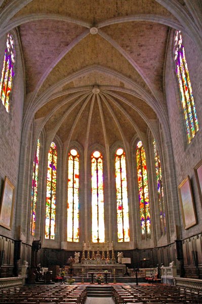 Lodève (Hérault) La cathédrale Saint Fulcran