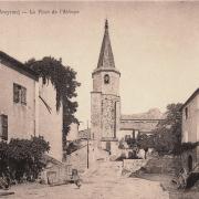 Nant aveyron la place de l abbaye cpa