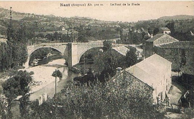 Nant aveyron le pont de la prade cpa