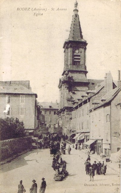 Rodez aveyron l eglise saint amans cpa