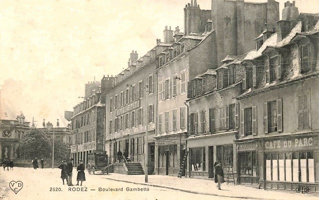 Le boulevard Gambetta (cpa)