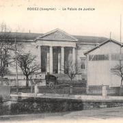 Rodez aveyron le palais de justice cpa