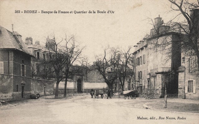 Le quartier de la boule d'or (cpa)