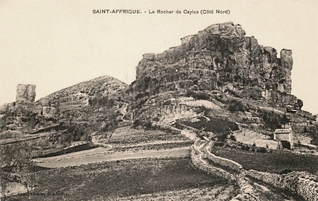 Saint affrique aveyron cpa le rocher de caylus