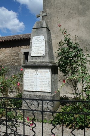 Saint beaulize aveyron monument aux morts plaque 14 19