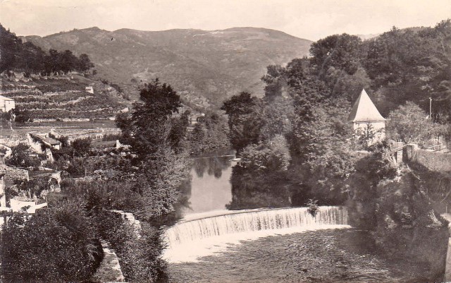 Saint jean du bruel aveyron la chaussee cpa