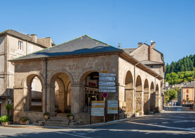 Saint jean du bruel aveyron la halle