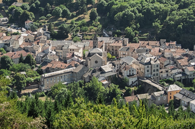 Saint jean du bruel aveyron vue aerienne