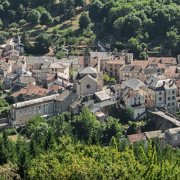 Saint jean du bruel aveyron vue aerienne