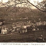 Saint jean du bruel aveyron vue generale cpa