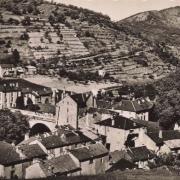 Saint jean du bruel aveyron vue generale cpa