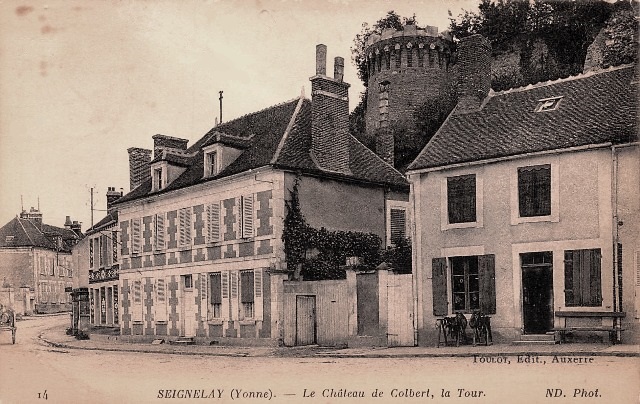 Seignelay (89) Le château CPA