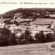 Severac d aveyron mejanel vue generale cpa