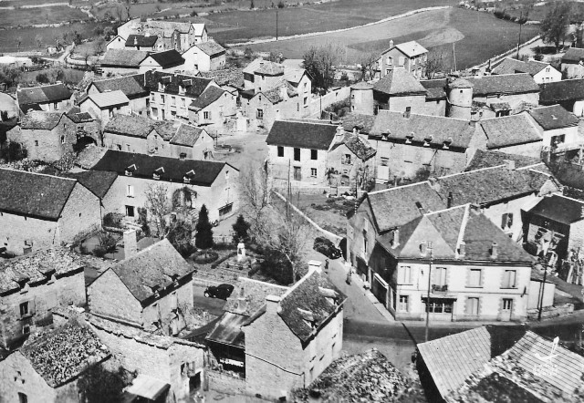 Severac d aveyron recoules previnquieres vue aerienne cpa